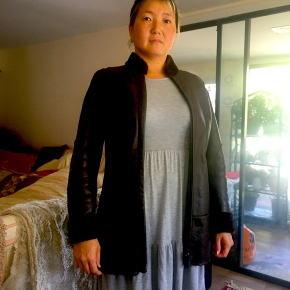 Shearling Leather Jacket - Picture 8 of 9